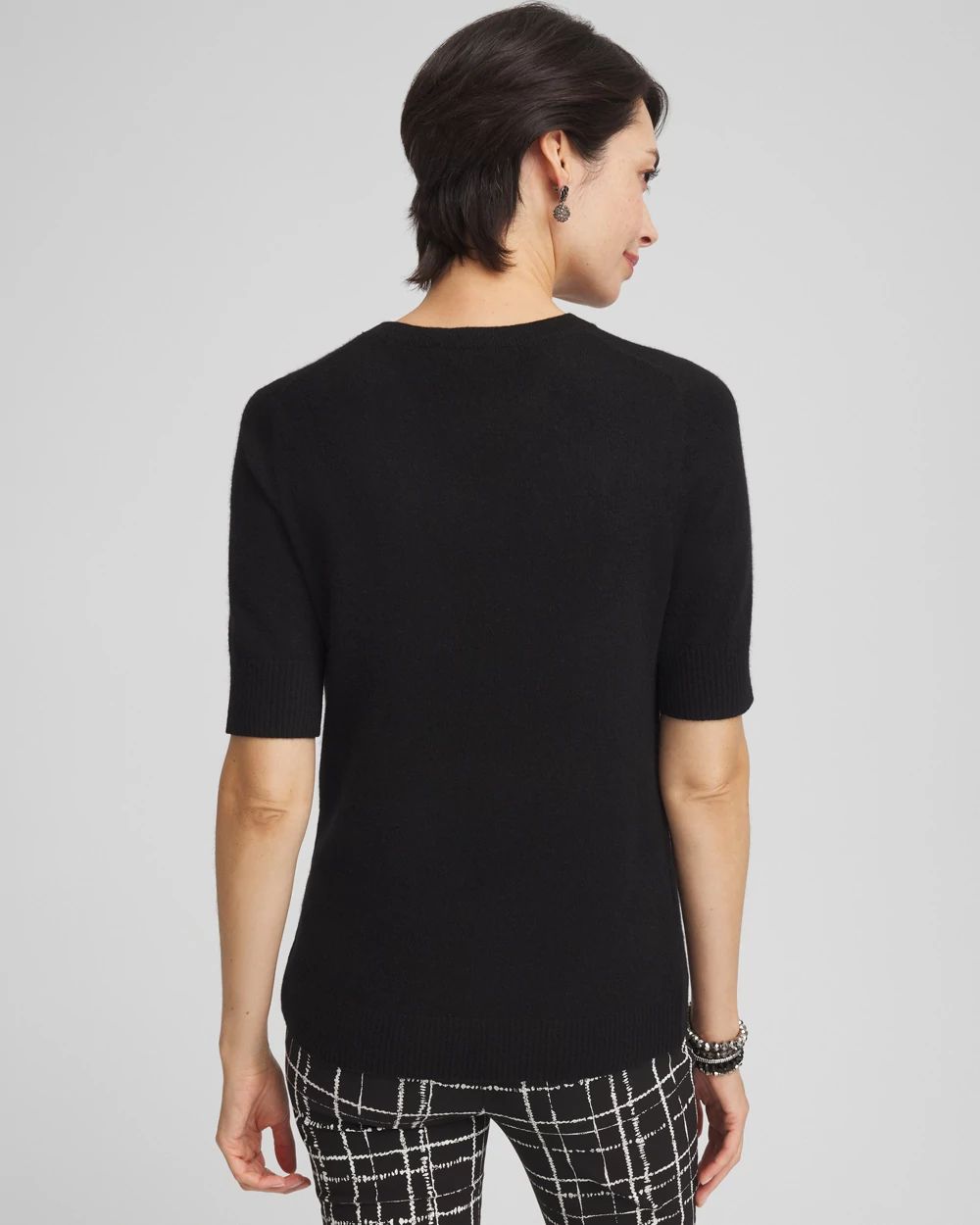 Cashmere Short Sleeve Sweater