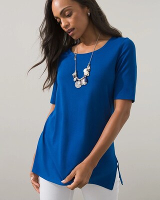 Refined Jersey Elbow Sleeve Tunic