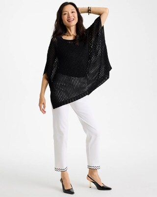 Contrast Scallop Brigitte™ Slim Crop Pant click to view larger image.