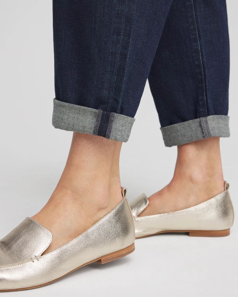 Cropped Boyfriend Jeans