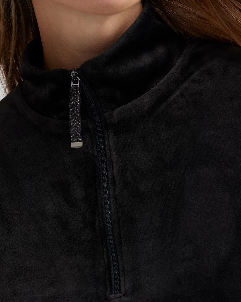 Zenergy Velour Half Zip Pullover