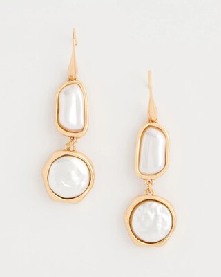 Siren Faux Pearl Drop Earrings