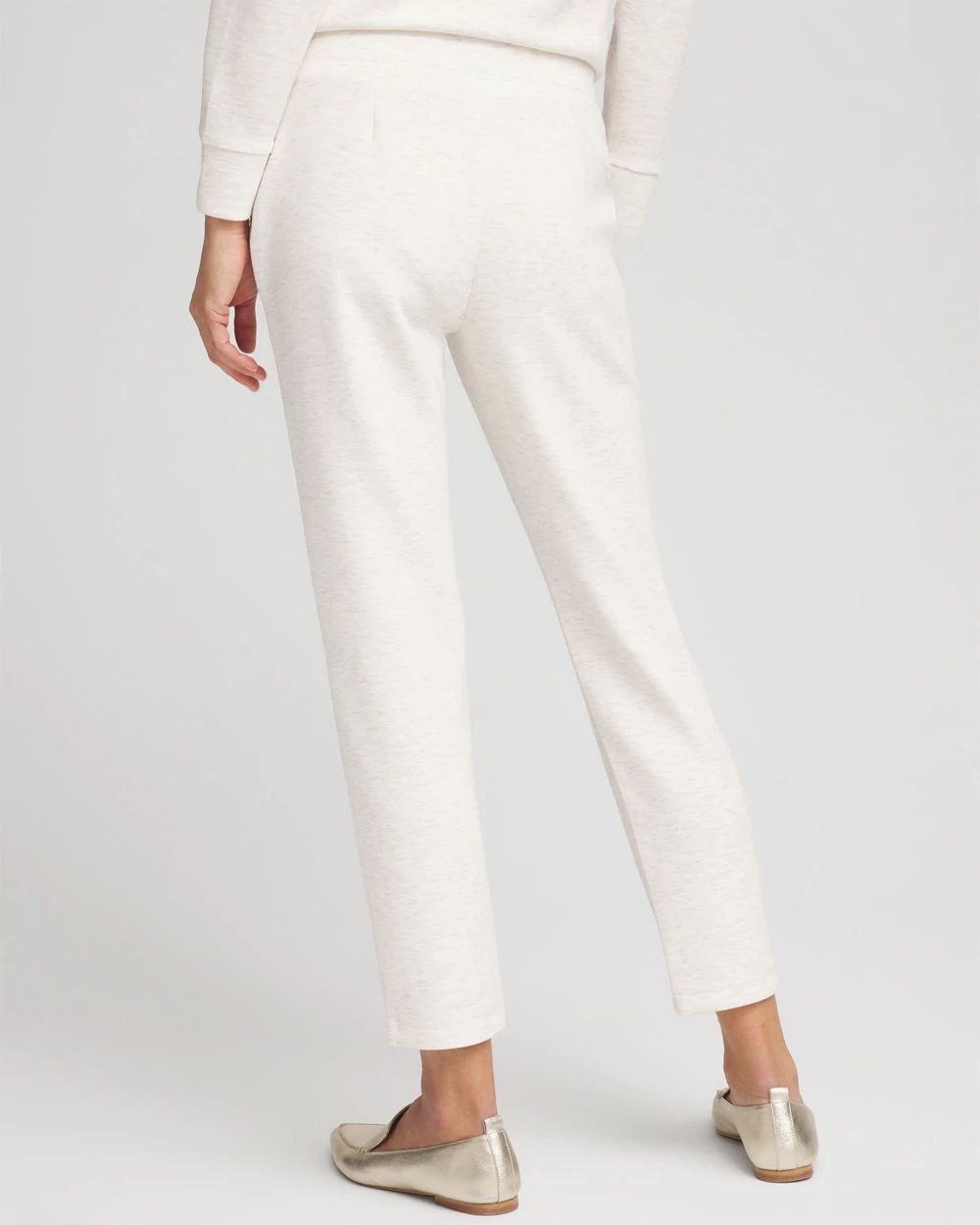 Zenergy® Heathered Scuba Ankle Pants