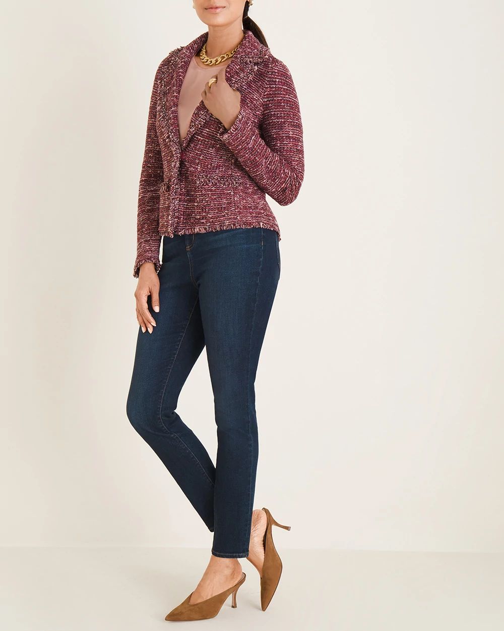 Structured Cardigan Sweater