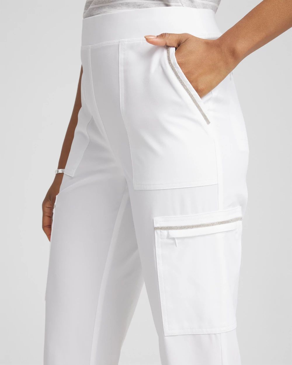Zenergy® UPF Neema Caviar Trim Cropped Pants