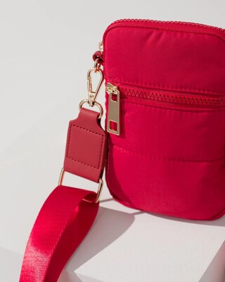 Red Crossbody Phone Case Bag