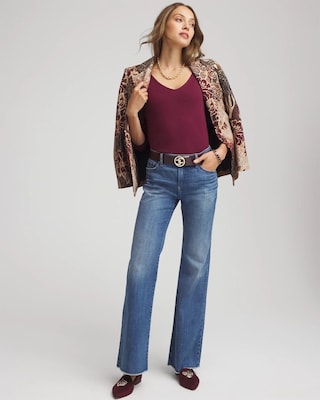 Ella V-Neck Pullover Sweater click to view larger image.
