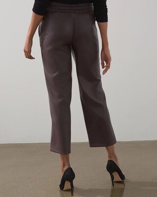 Faux Leather Crops
