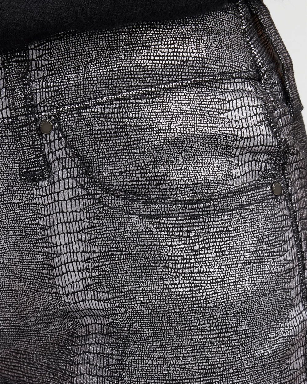 Girlfriend Coated Ankle Jeans