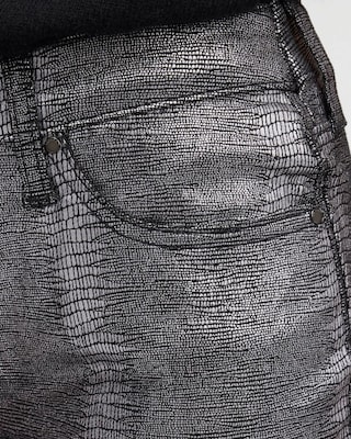 Girlfriend Coated Ankle Jeans
