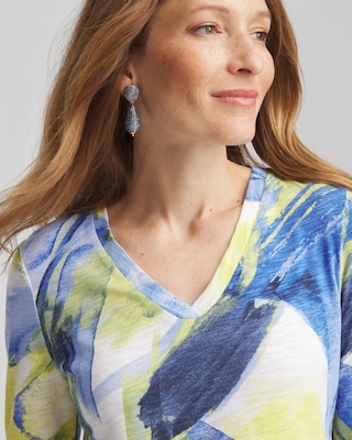 Double-Knit 3/4 Sleeve Tee click to view larger image.