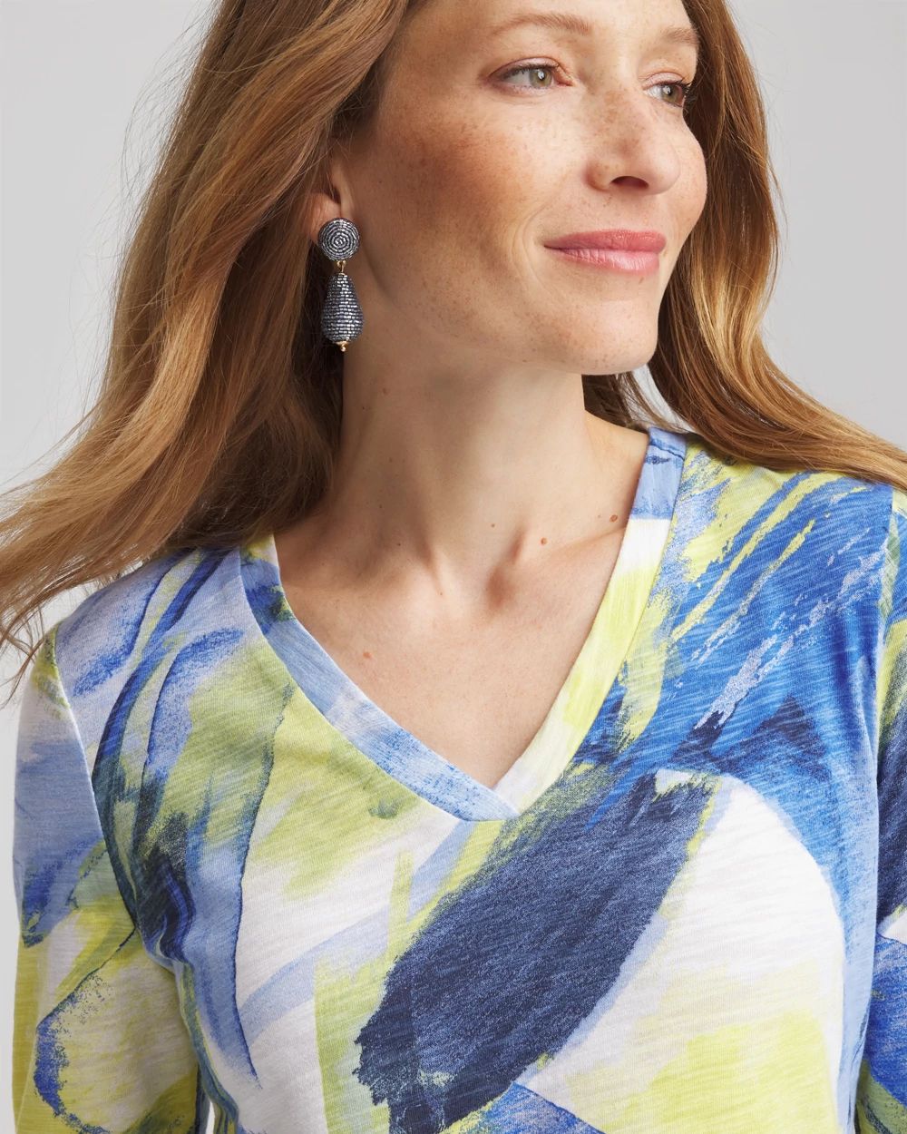 Double-Knit 3/4 Sleeve Tee click to view larger image.