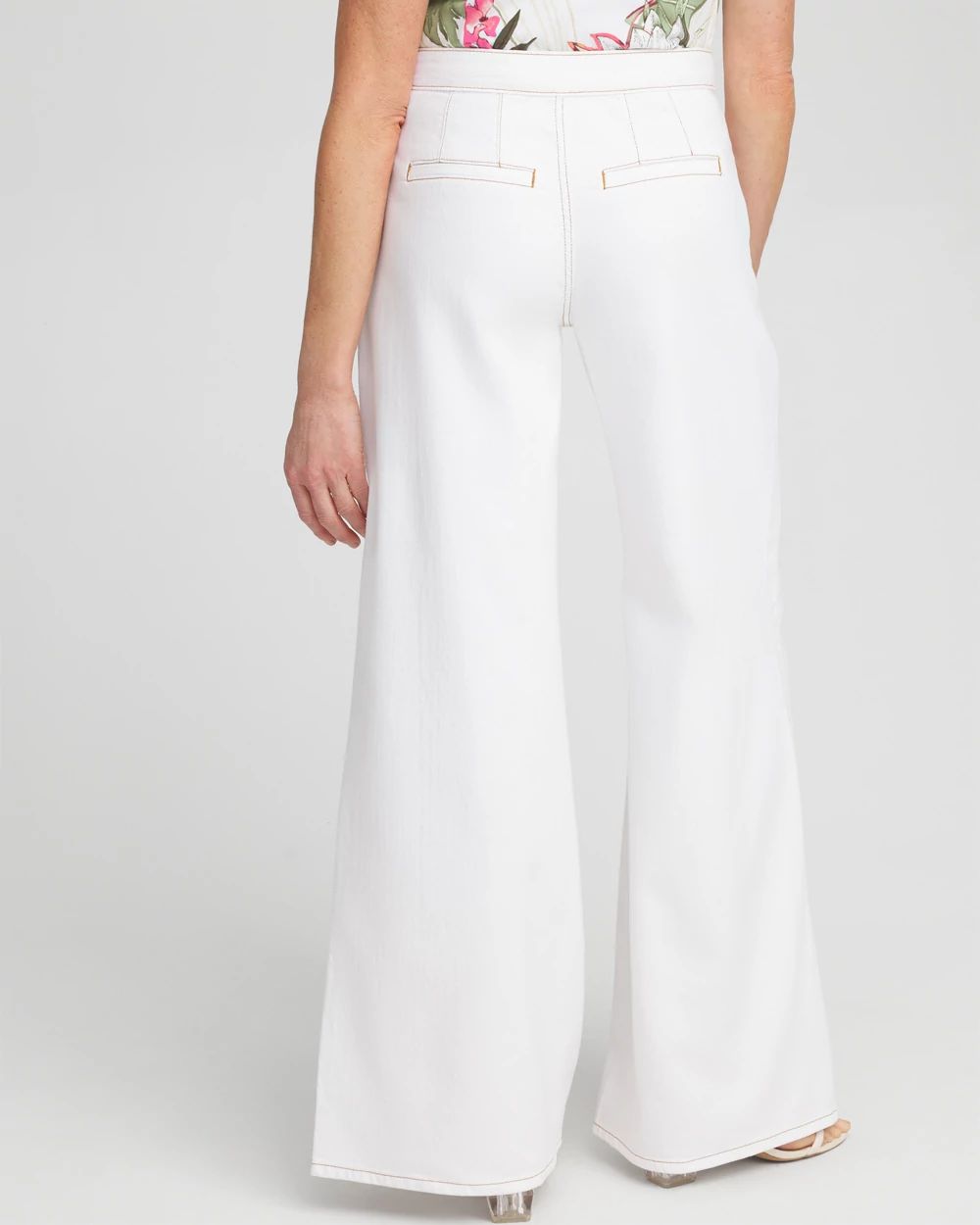 High Rise Palazzo Jeans