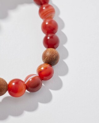 Orange Bar Stretch Bracelet