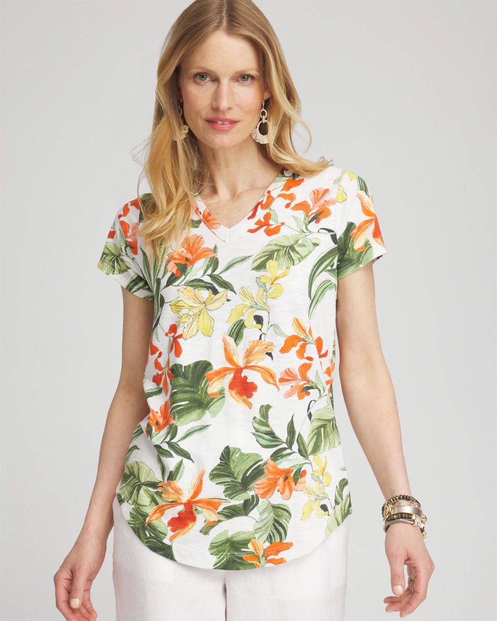 Orchid Cap Sleeve Tee