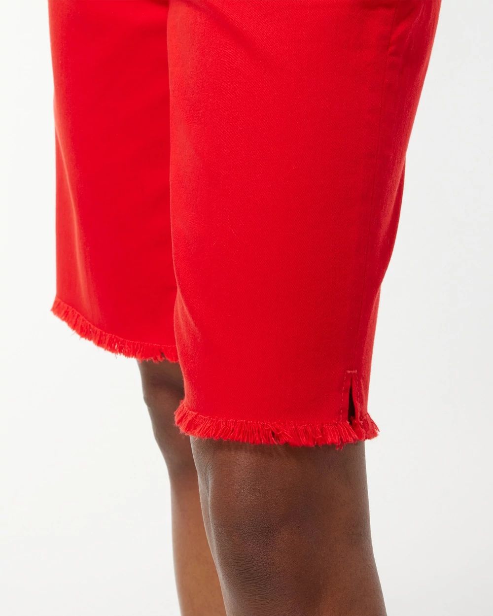 Girlfriend Fray Hem Shorts
