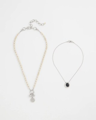 Short Double Strand Pendant click to view larger image.