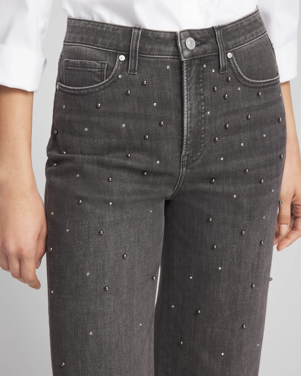 Pearl High Rise Wide Leg Jean