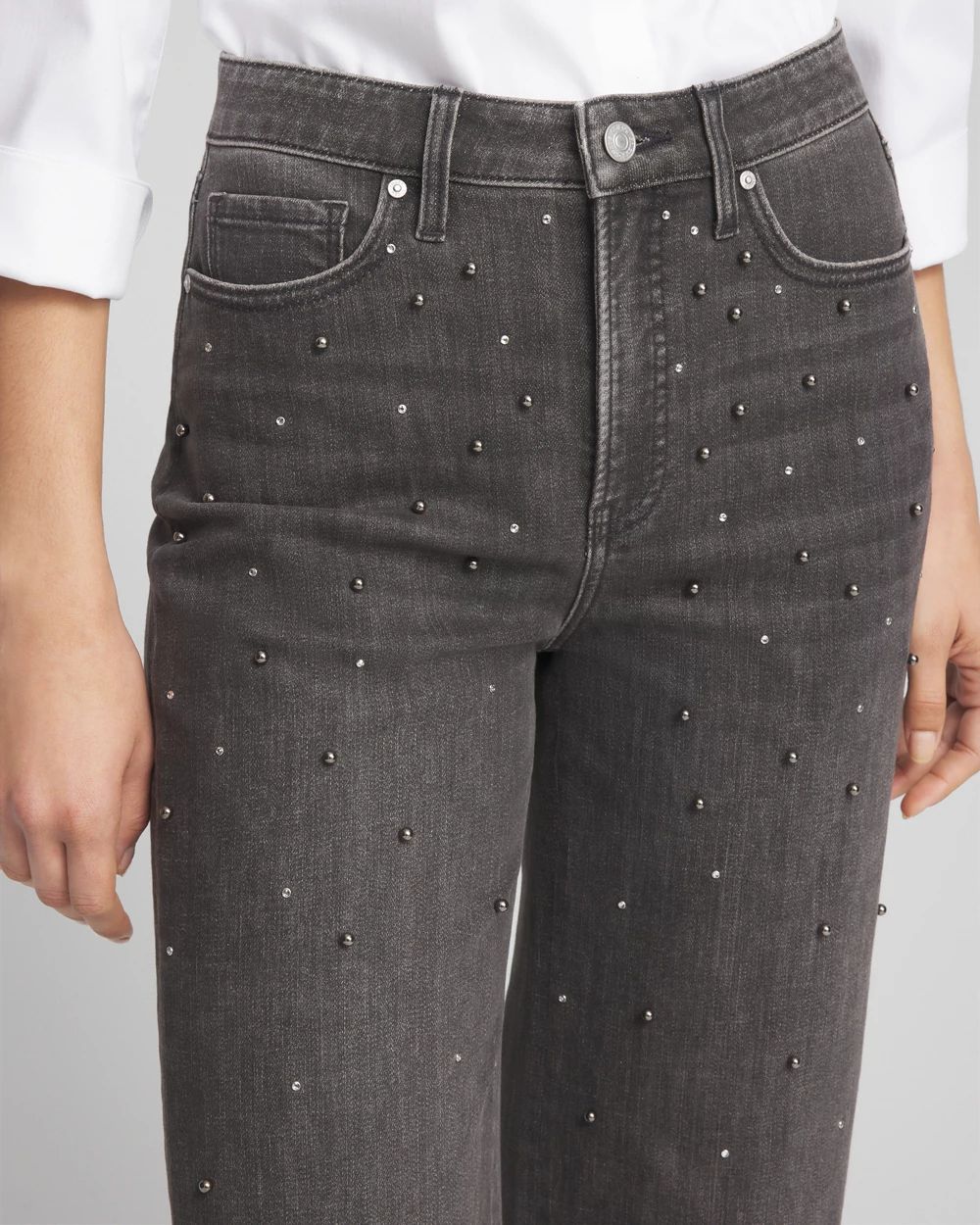 Pearl High Rise Wide Leg Jean click to view larger image.