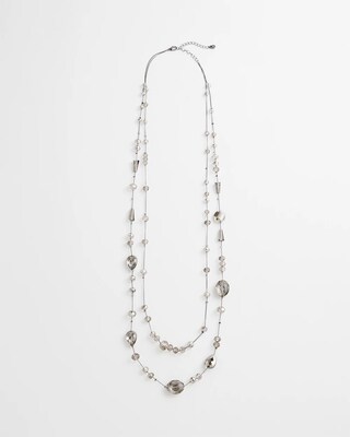 Double Strand Beaded Necklace