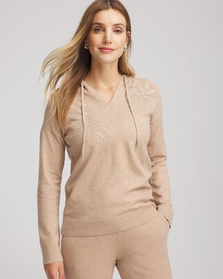 Zenergy® Luxe Embroidered Pullover Sweater