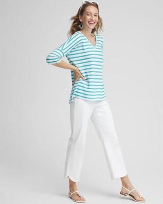 Linen Drop Shoulder Tunic