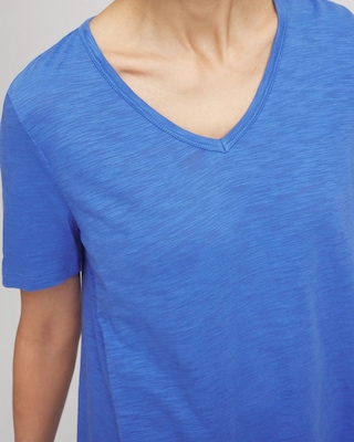 Slub V-Neck Tee click to view larger image.