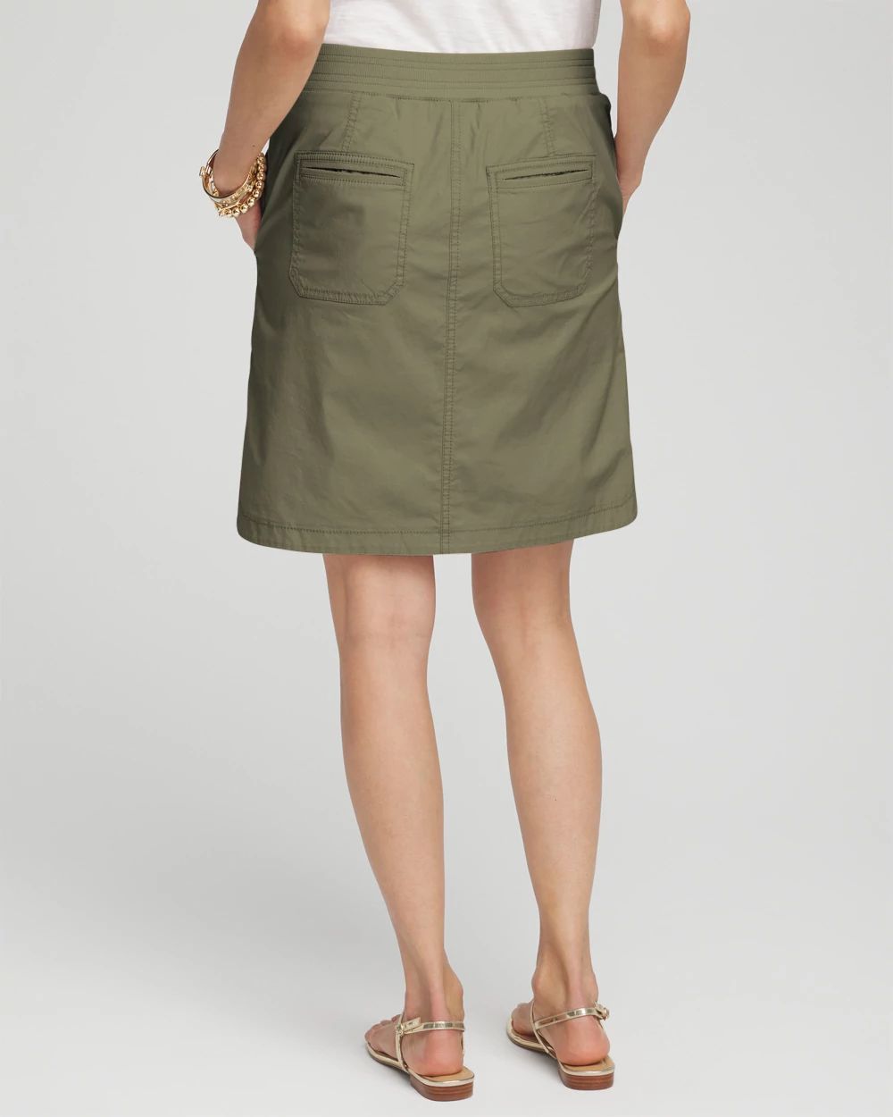Poplin Skort