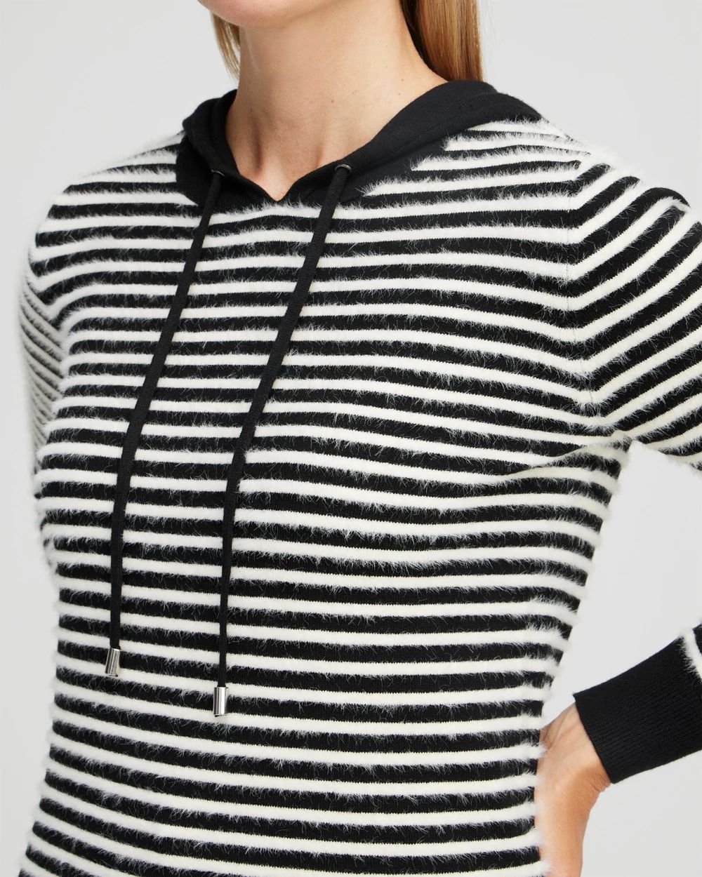 Zenergy Luxe® Cashmere Blend Stripe Pullover