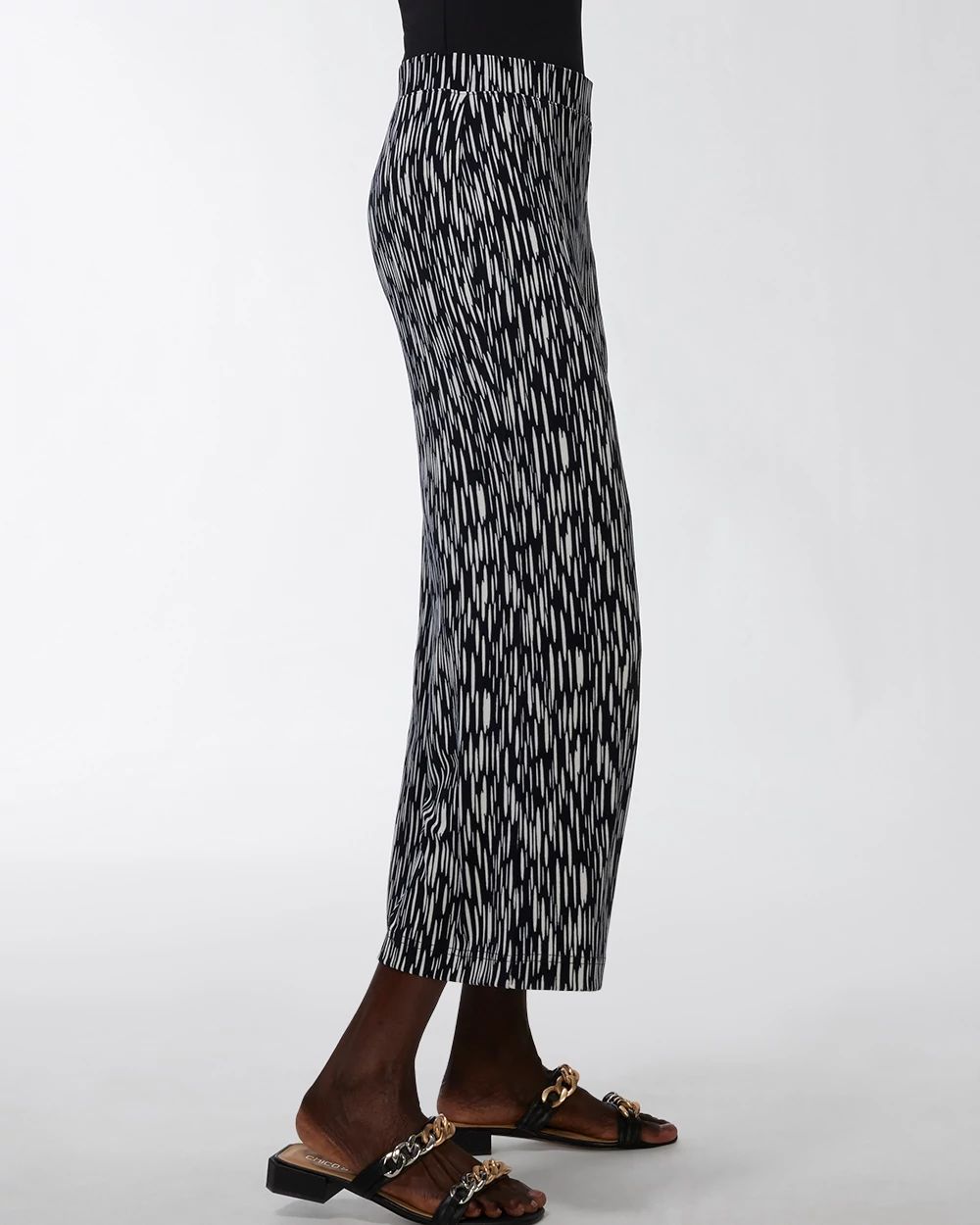 Travelers Animal Print Crops