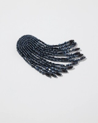 Blue Fringe Earrings