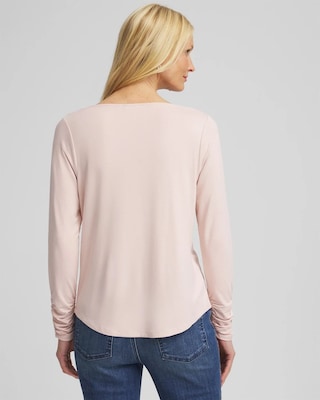 Cowlneck Long-Sleeved Tee click to view larger image.