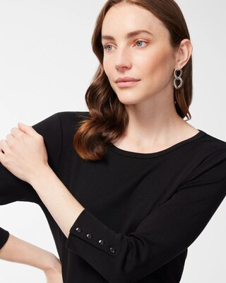 Pima 3/4 Sleeve Everyday Tee