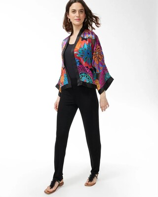 Travelers Collection Burnout Cropped Jacket