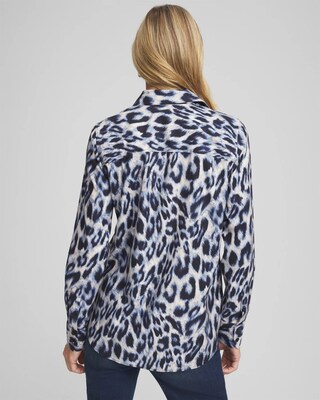 No Iron™ Animal Print Shirt click to view larger image.