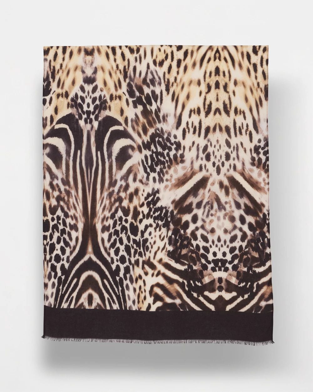 Animal Print Oblong Scarf