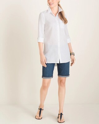 So Slimming Girlfriend Shorts- 9 Inch Inseam