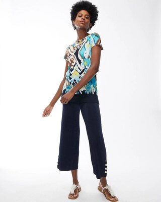 Travelers Ikat Cap Sleeve Tunic