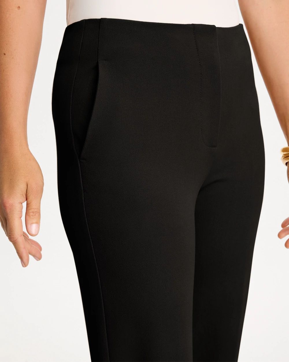 Soft-Stretch Twill Hollywood Waist Pants click to view larger image.