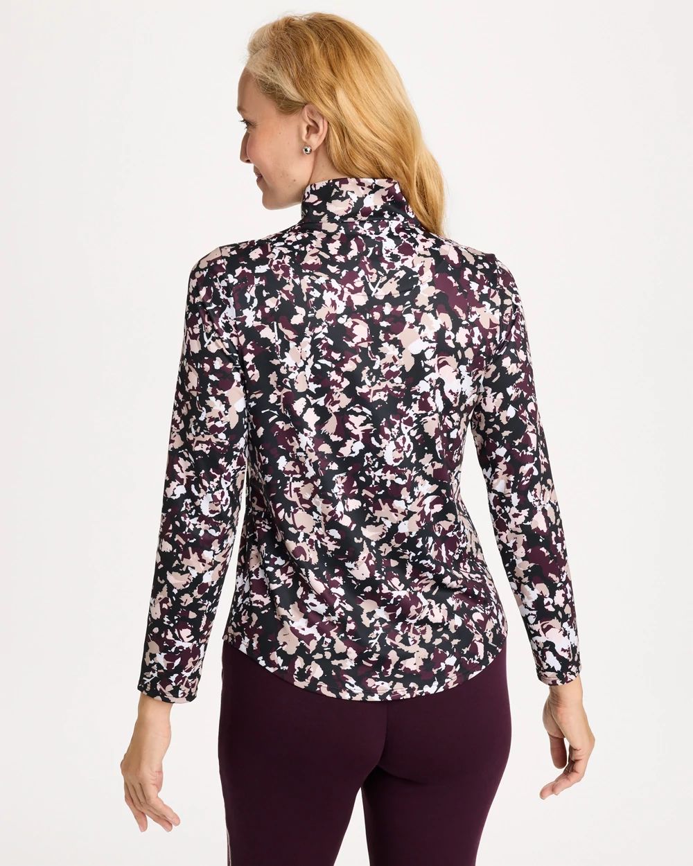 Zenergy® UPF Abstract Half-Zip Polo click to view larger image.