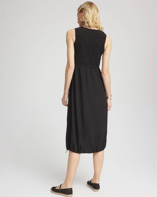 Zenergy® UPF Smocked Midi Dress click to view larger image.