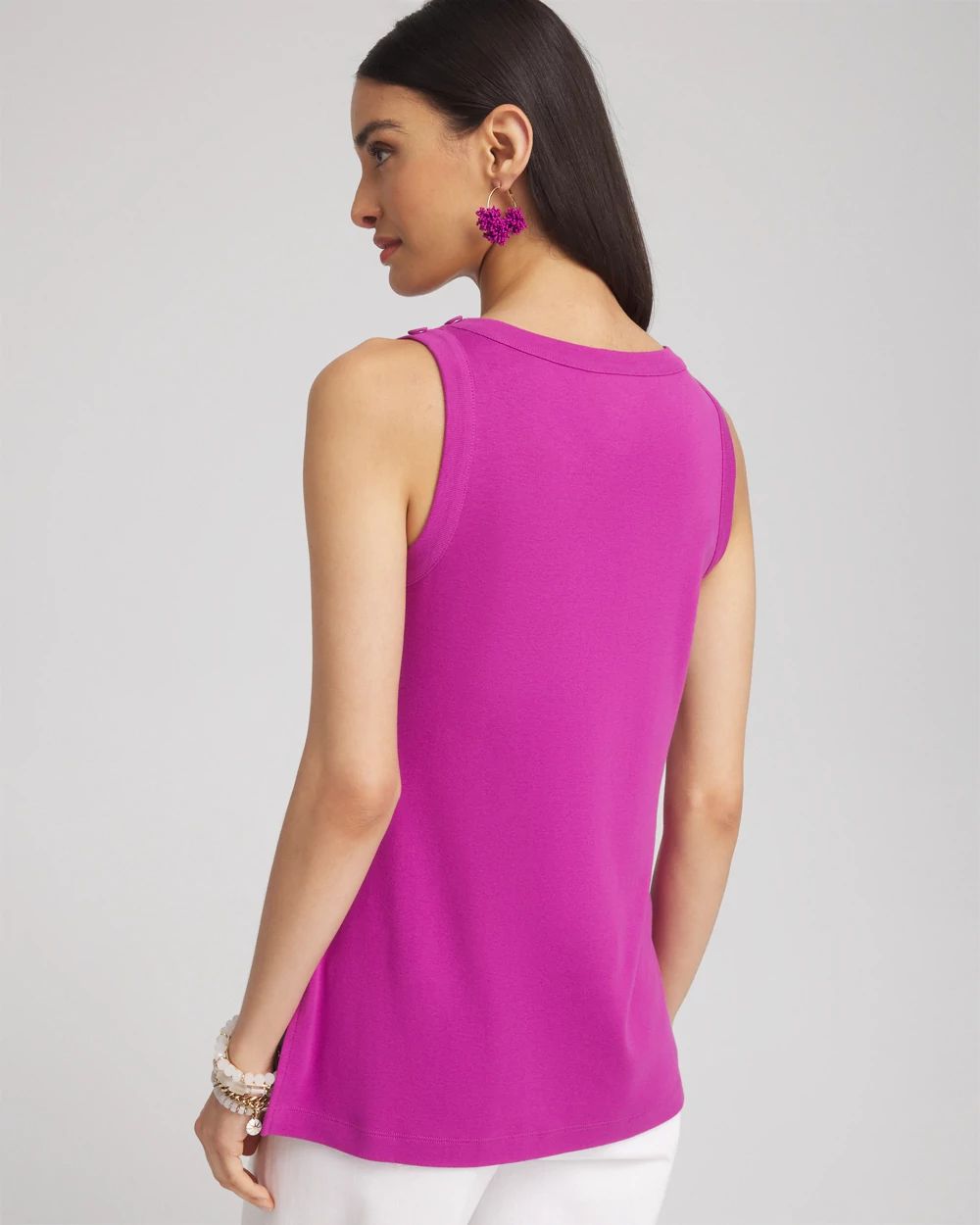 Button Detail Tunic click to view larger image.