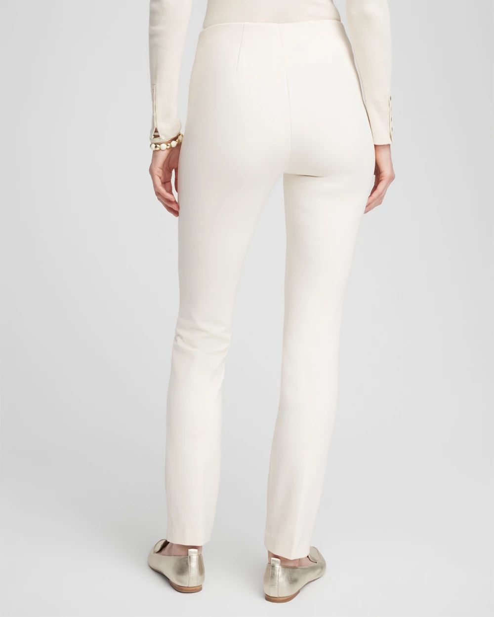 Juliet Ponte Trim Detail Ankle Pants