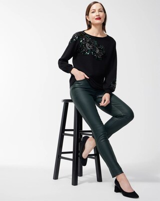 Embellished Pullover Sweater