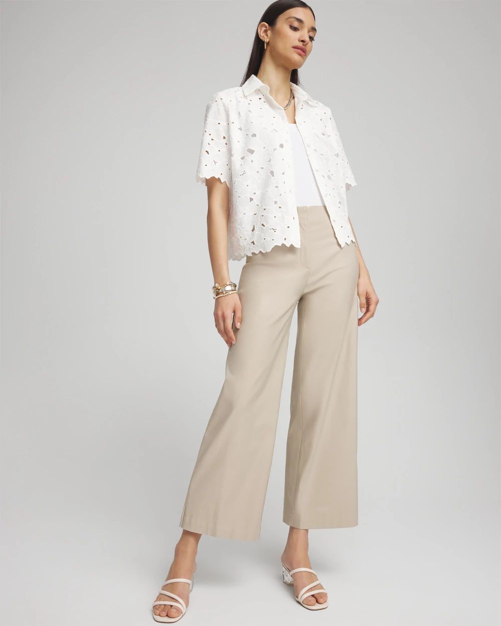 Black Label™ Wide Leg Cropped Pants