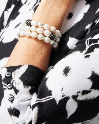 Fresh Water Pearl Coil Bracelet