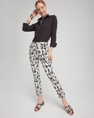 Brigitte Artisan Print Ankle Pants click to view larger image.