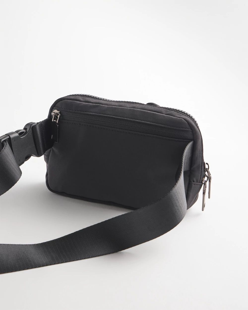 Neema Satin Ruffle Belt Bag