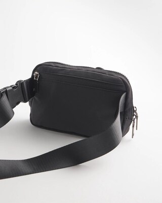 Neema Satin Ruffle Belt Bag