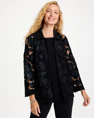 Travelers™ Collection Velvet Lace Jacket